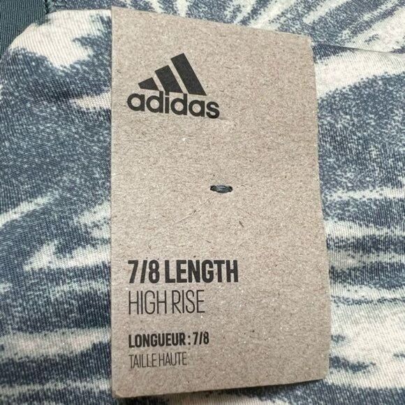 Adidas x Zoe Saldana Multisport Tights in Blue Oxide/ Halo Green Size 1X - Picture 9 of 10